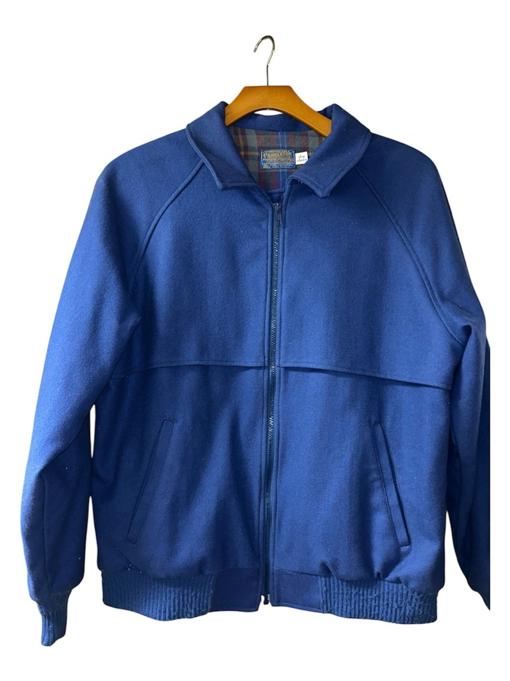 Pendleton Men's Royal Blue Zip-Up Sweater Jacket